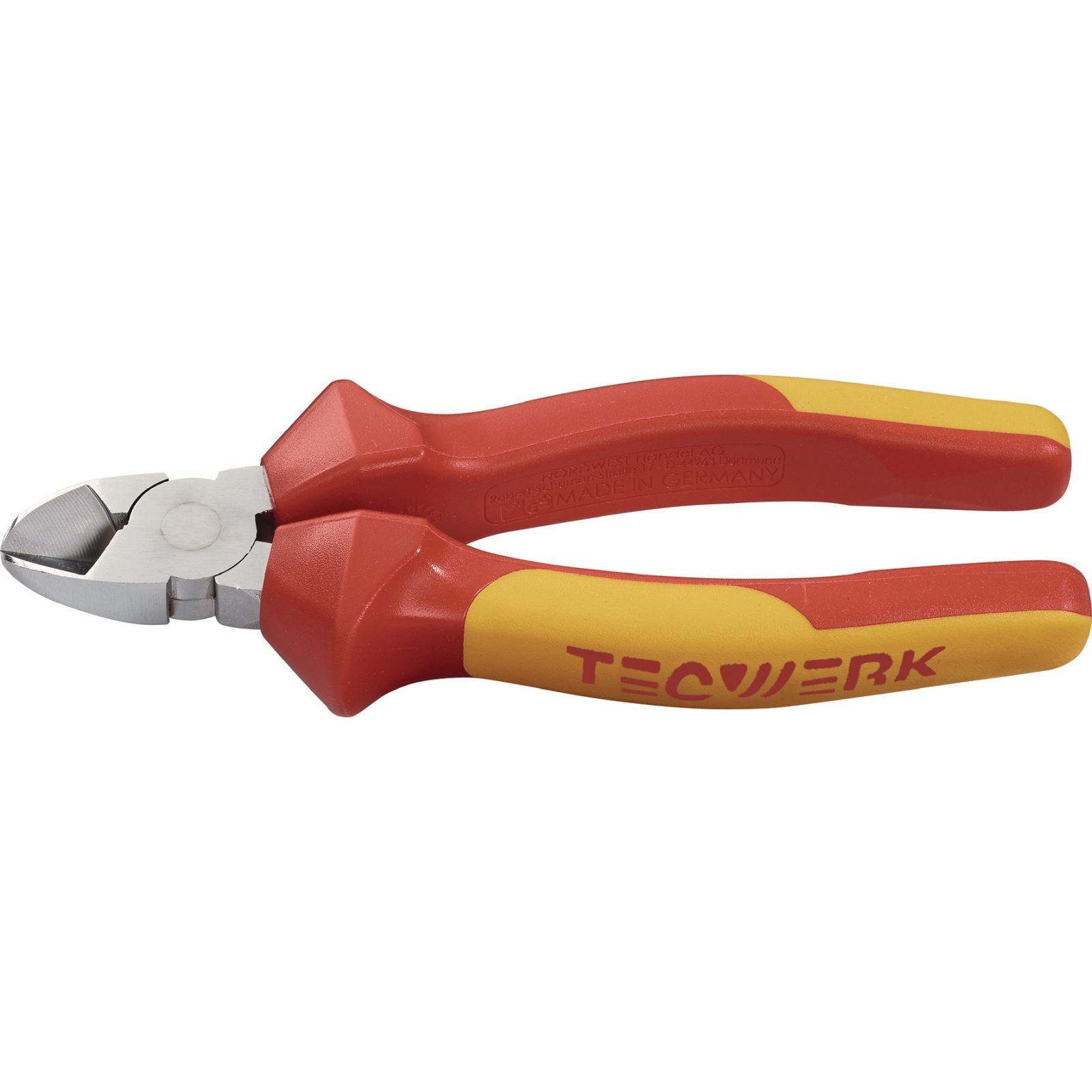 Seitenschneider L.160mm VDE Mehrkomp.-Hüllen TECWERK