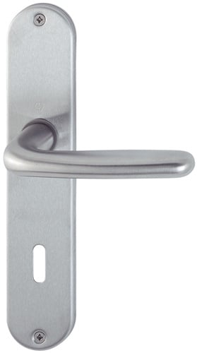 HOPPE Langschildgarnitur Cardiff E1850Z/302 VA F69 OB 72mm DIN L/R - 2423656