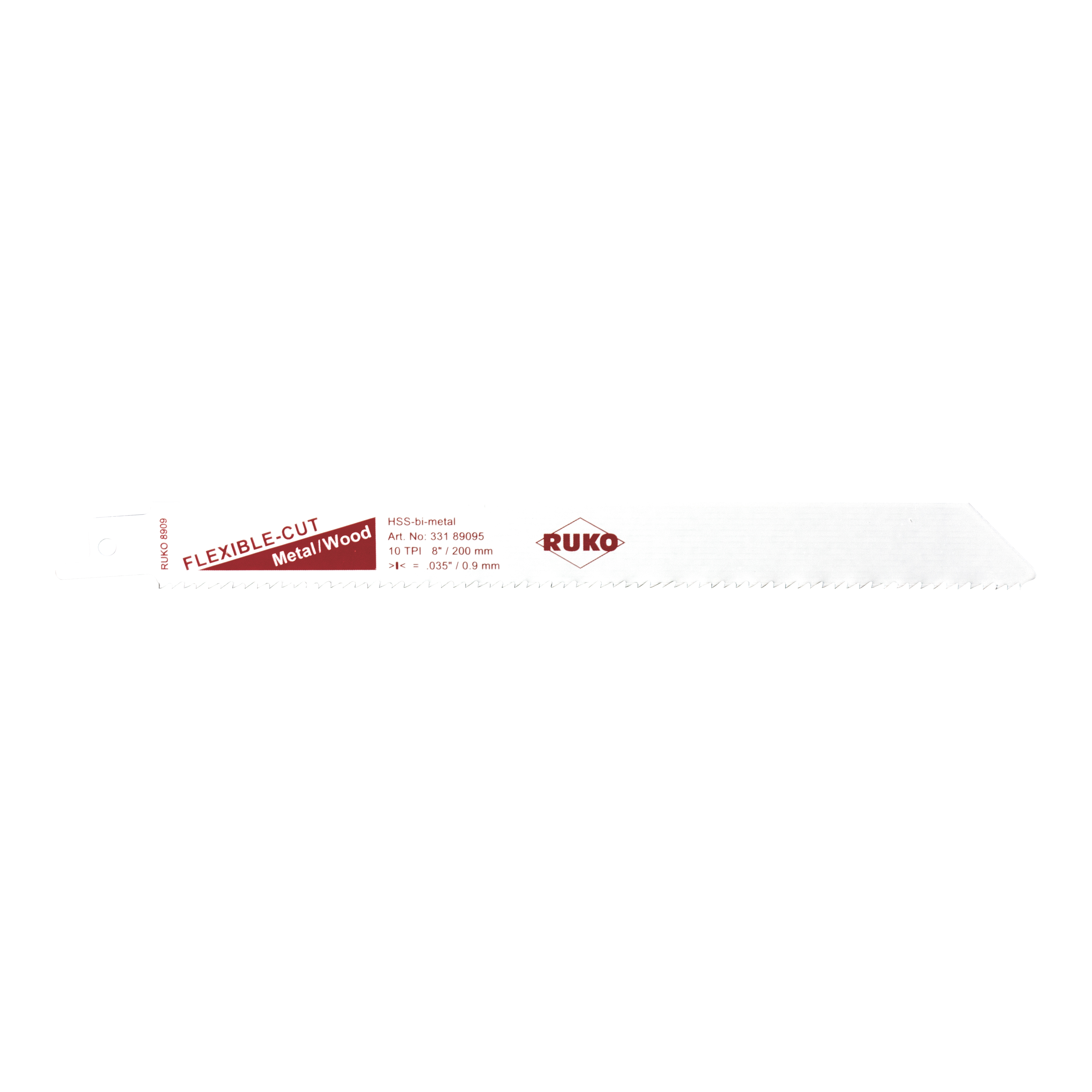 RUKO 5x Säbelsägeblatt 8909 HSS geschränkt gefräst - 33189095