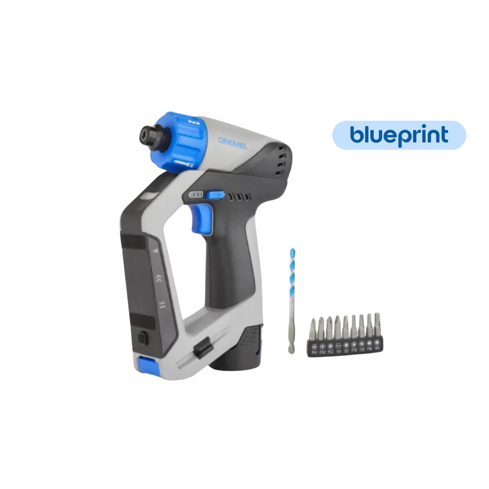 DREMEL® Blueprint 3-in-1 Akku-Bohrschrauber 12V /1x Akku 12V 2.0Ah + Ladegerät und Zubehör - F013DD12JA