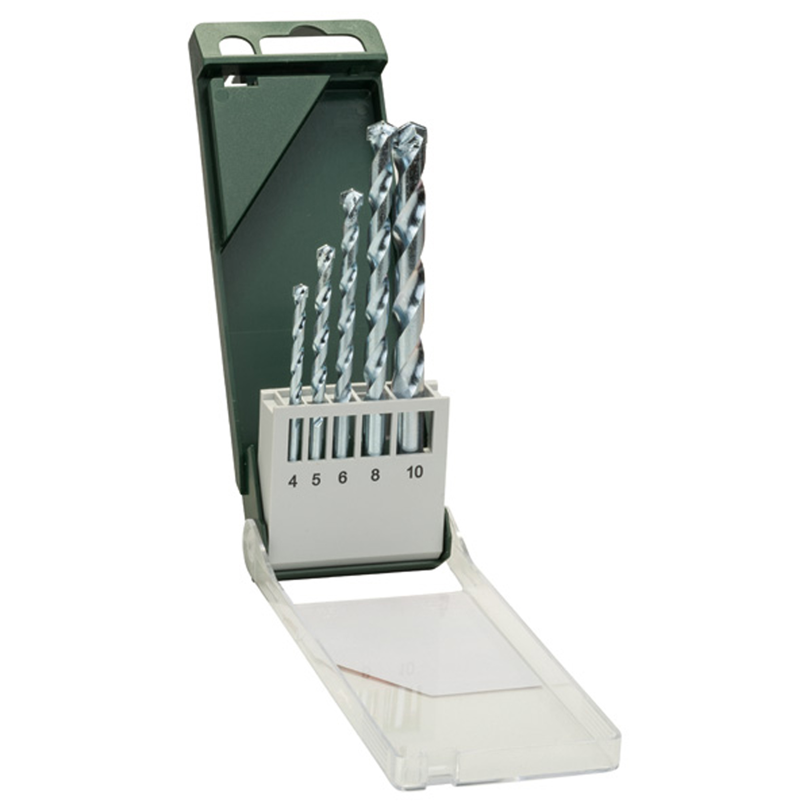 Bosch Steinbohrer-Set 4,0 x 75; 5,0 x 85; 6,0 x 100; 8,0 x 120; 10,0 x 120, 5-tlg. - 2609255460