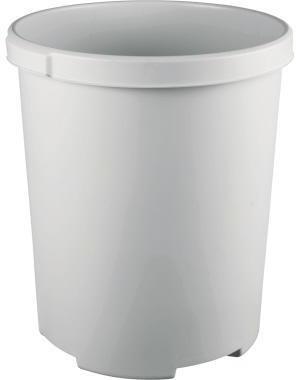 HAN Großpapierkorb KLASSIK XXL 1836-11 50l Griffmulden lichtgrau