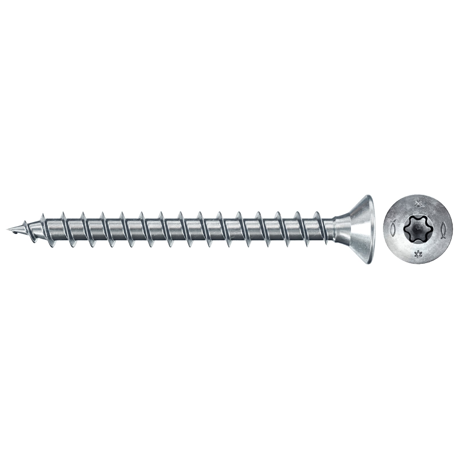 fischer Spanplattenschraube PowerFast FPF II CTF 3,0 x 25 BC 110 Senkkopf Innenstern TX Vollgew. - 576722