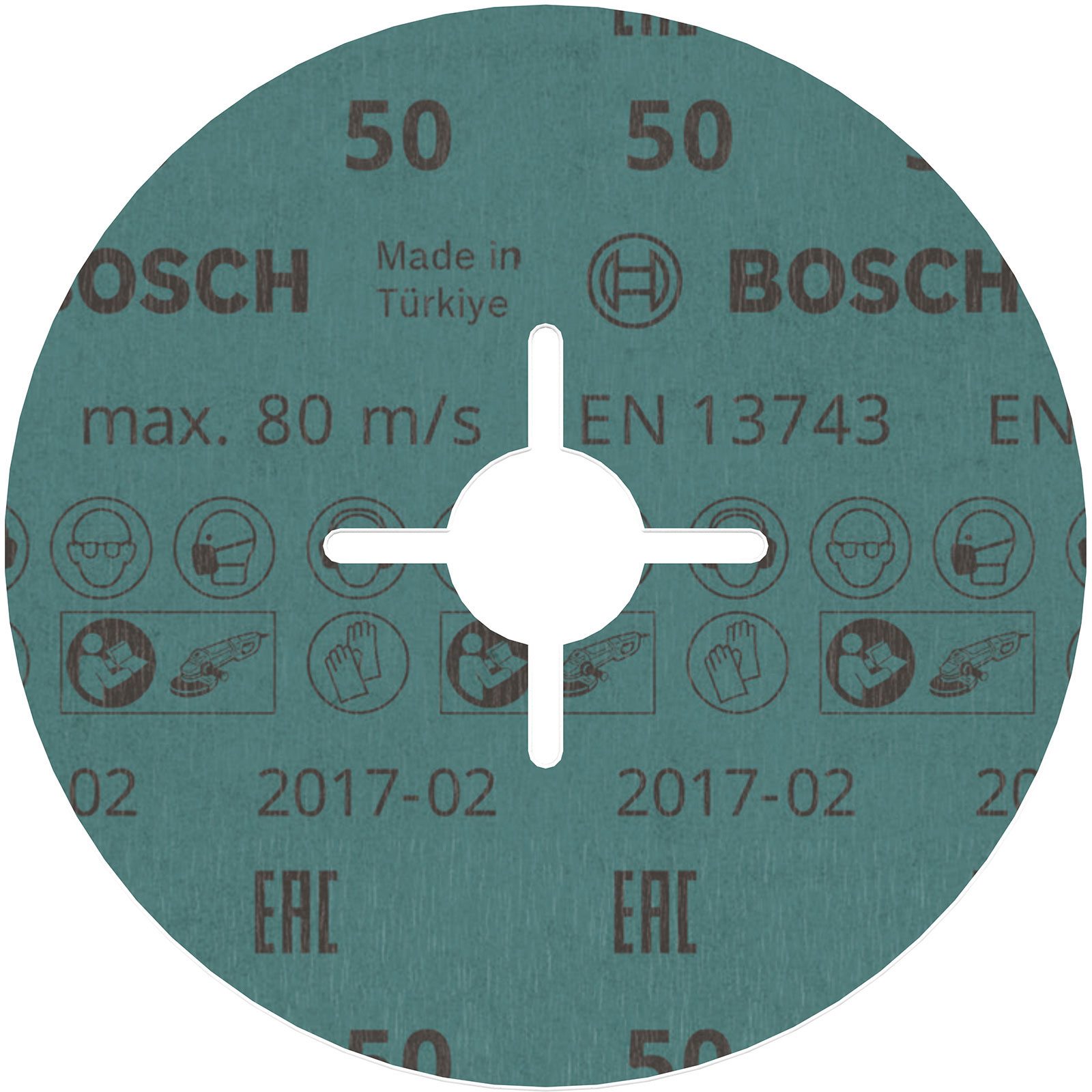 Bosch PRO R780 Fiberscheibe 125 mm G50 - 2608621611