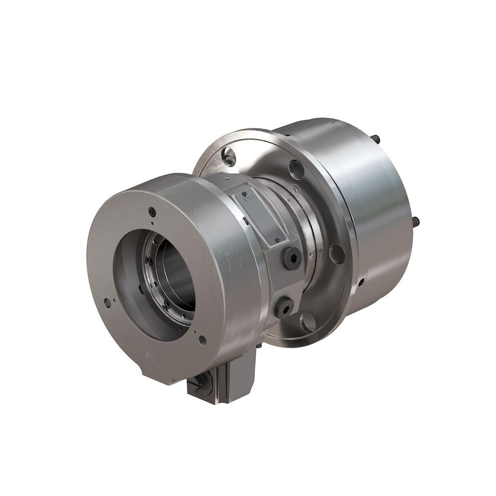 Röhm Forto-HT 46/103 - Hydraulisch betätigter Spannzylinder mit Durchgang Zylindrische Zentrieraufnahme - ZA 130 bis 45 bar - 443414