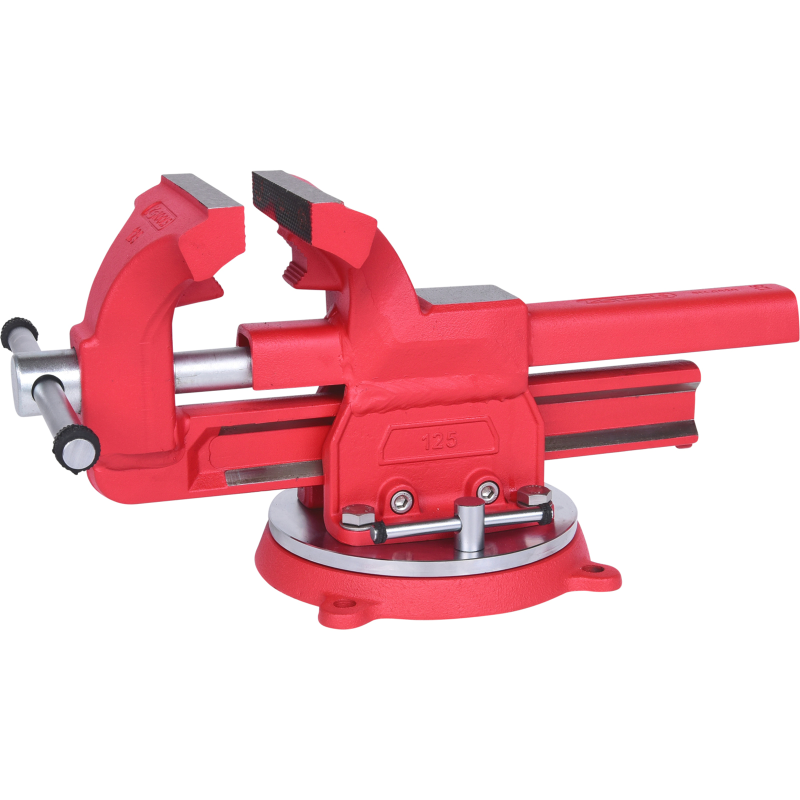 KS TOOLS Parallel-Schraubstock mit Drehteller 120 mm - 914.0030