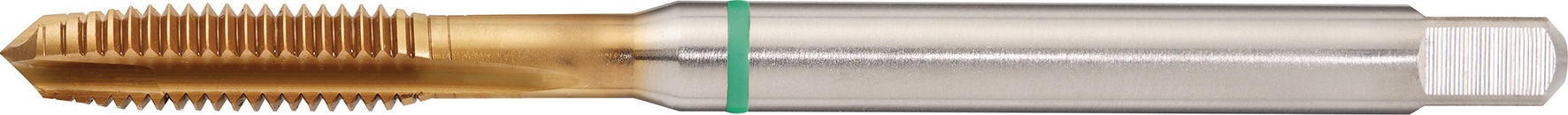 Maschinengewindebohrer DIN 371B Univ.M3x0,5mm HSS-Co TiN 6H TECWERK