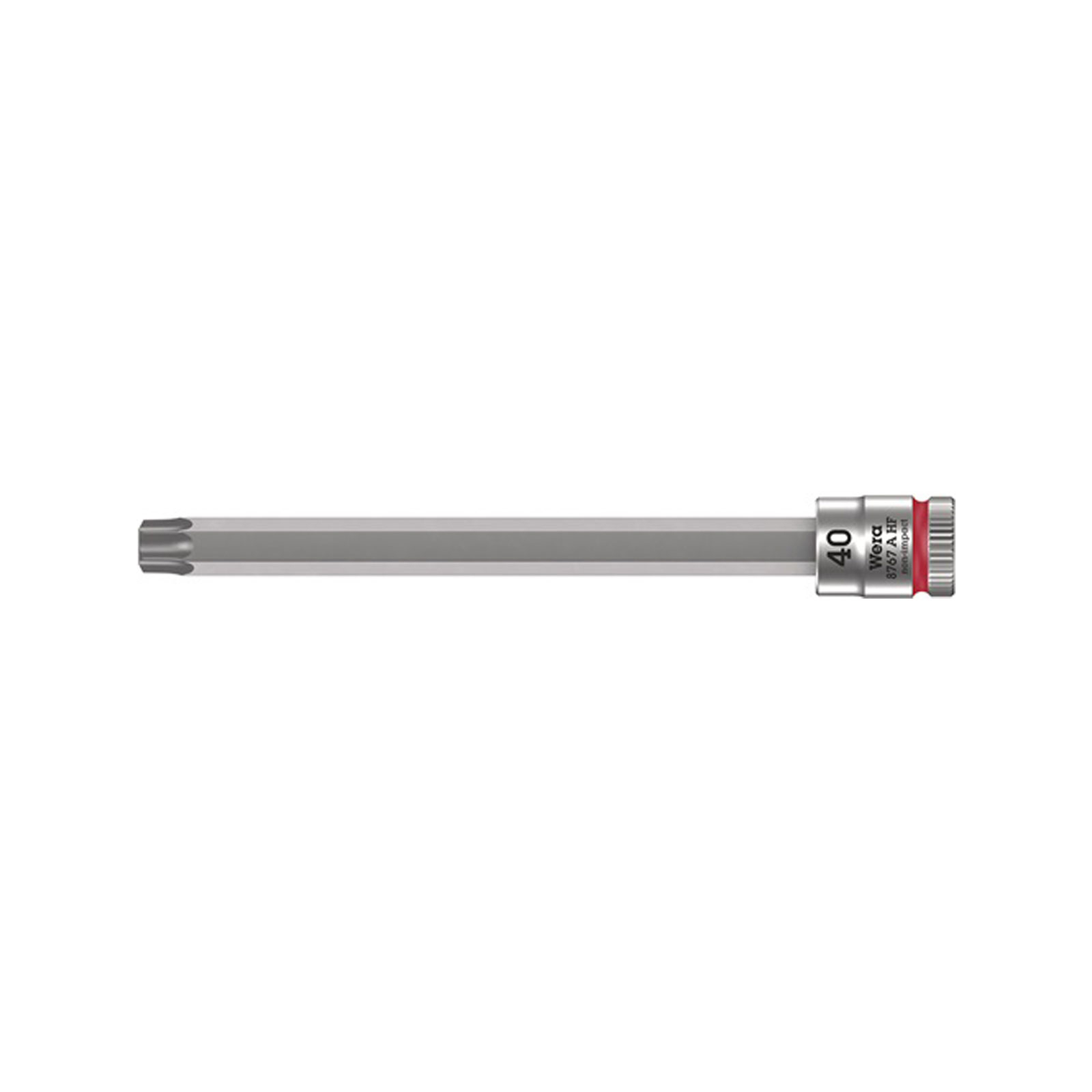 Wera Steckschlüsseleinsatz 8767 A HF TORX 1/4" T40 Länge 100 mm - 5003372001