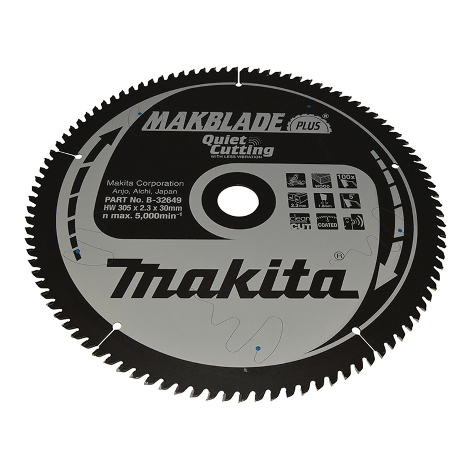 Makita MAKBLADE+ Sägeblatt 305x30x100Z - B-32649
