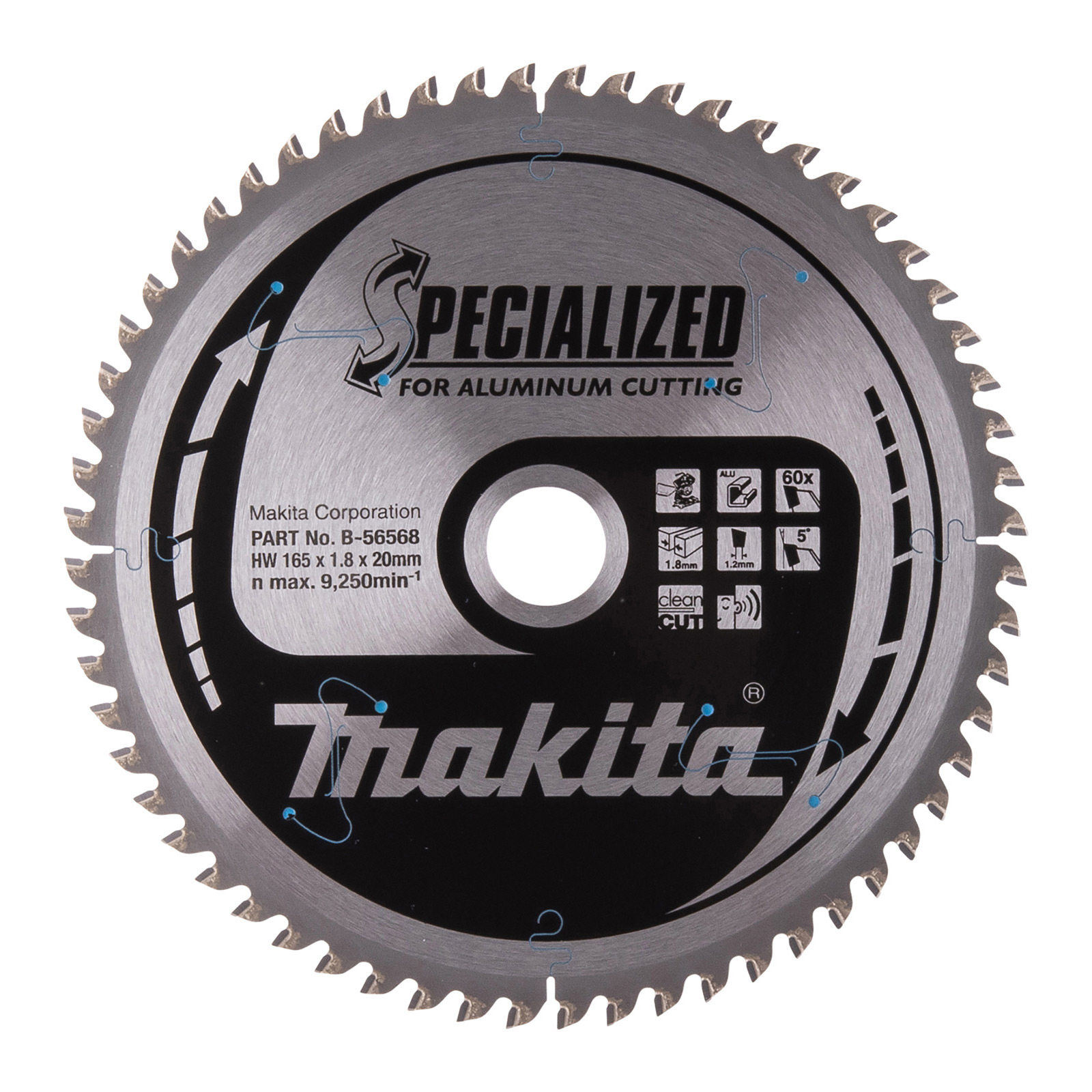 Makita SPECIALIZED Sägeblatt 165x20x60Z - B-56568