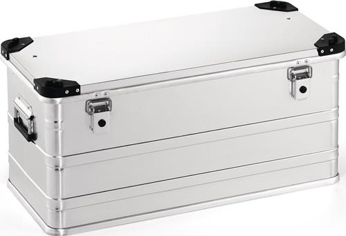 Aluminiumbox mit Klappverschluss und Stapelecken L 782 x B 385 x H 380 mm 91 l - D91