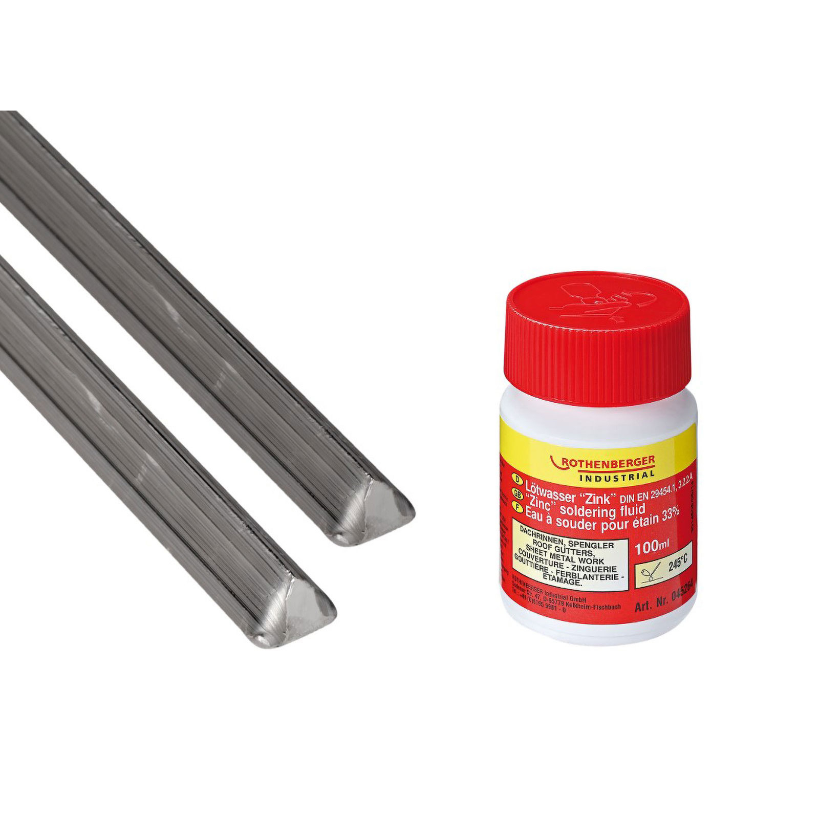 Rolot 611 – Barre D’Étain à Souder Sn91Zn9 – 650 G – Idéal Plomberie Et Soudure Fine