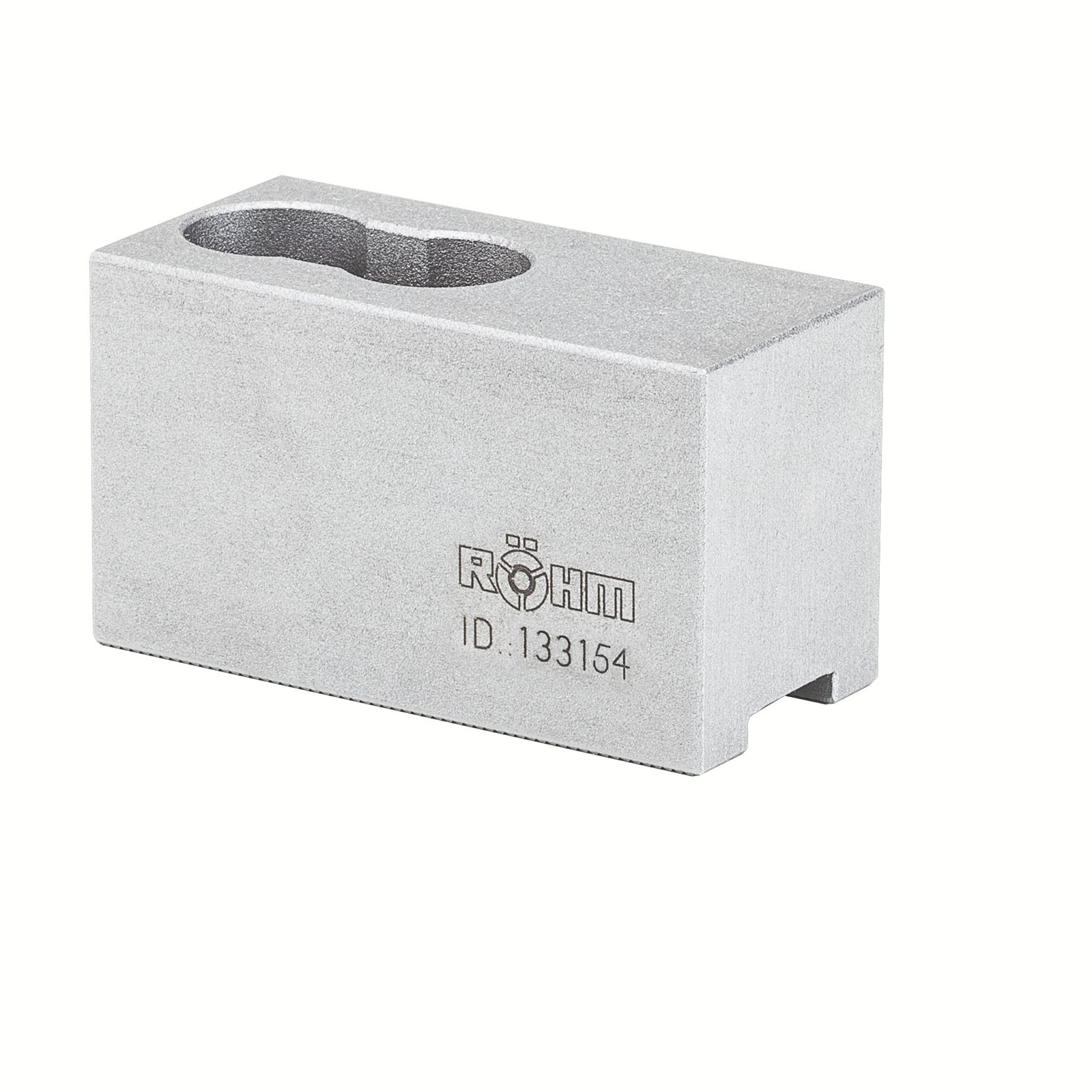 Röhm Aufsatzbacken Größe 400-800, 3-Backen-Satz, härtbar Spitzverzahnung 90° - 133156