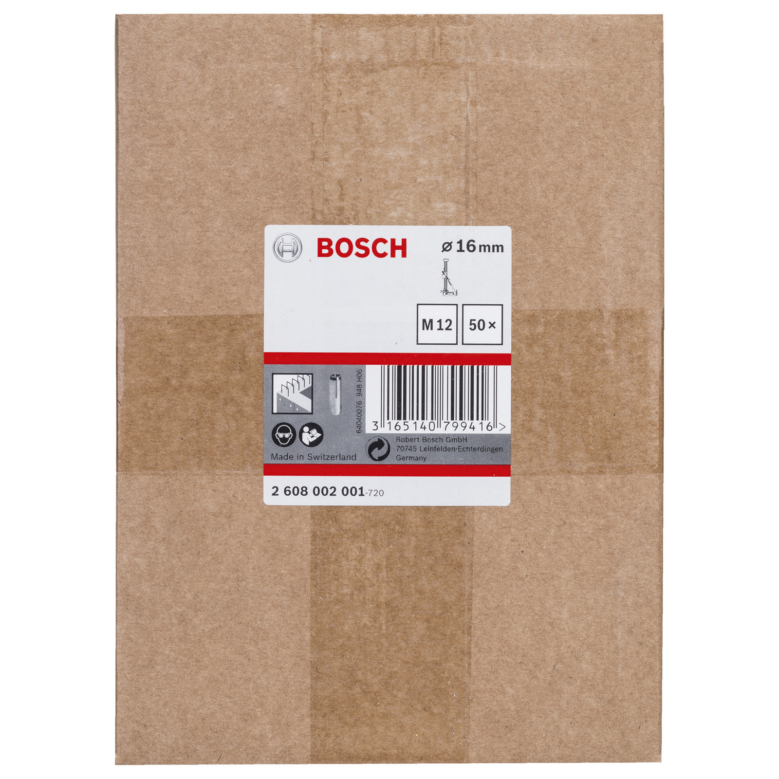 Bosch Dübel-Set 50tlg. 16 mm - 2608002001