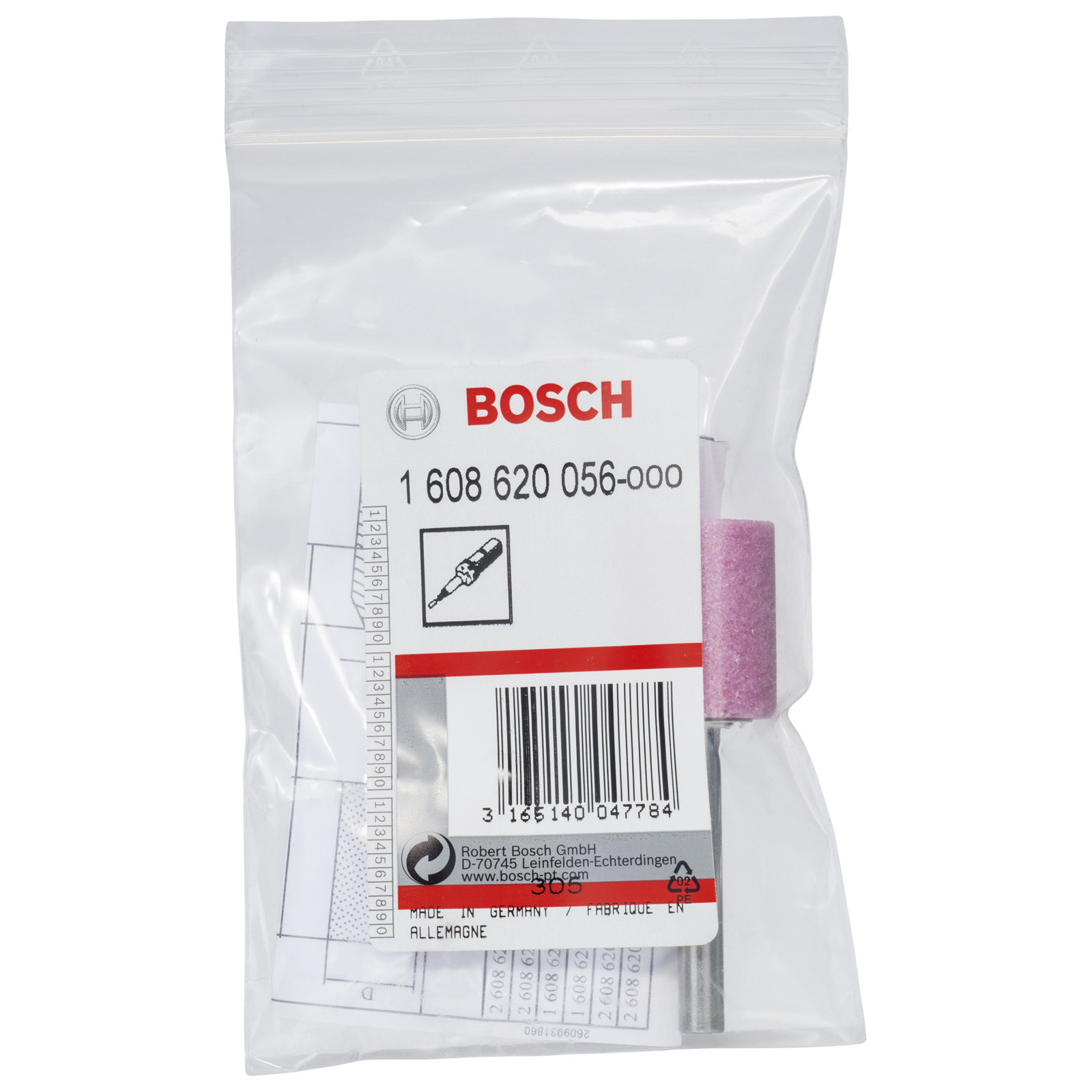 Bosch Schleifstift zylindrisch mittelhart 6 mm 60 20 mm 25 mm - 1608620056