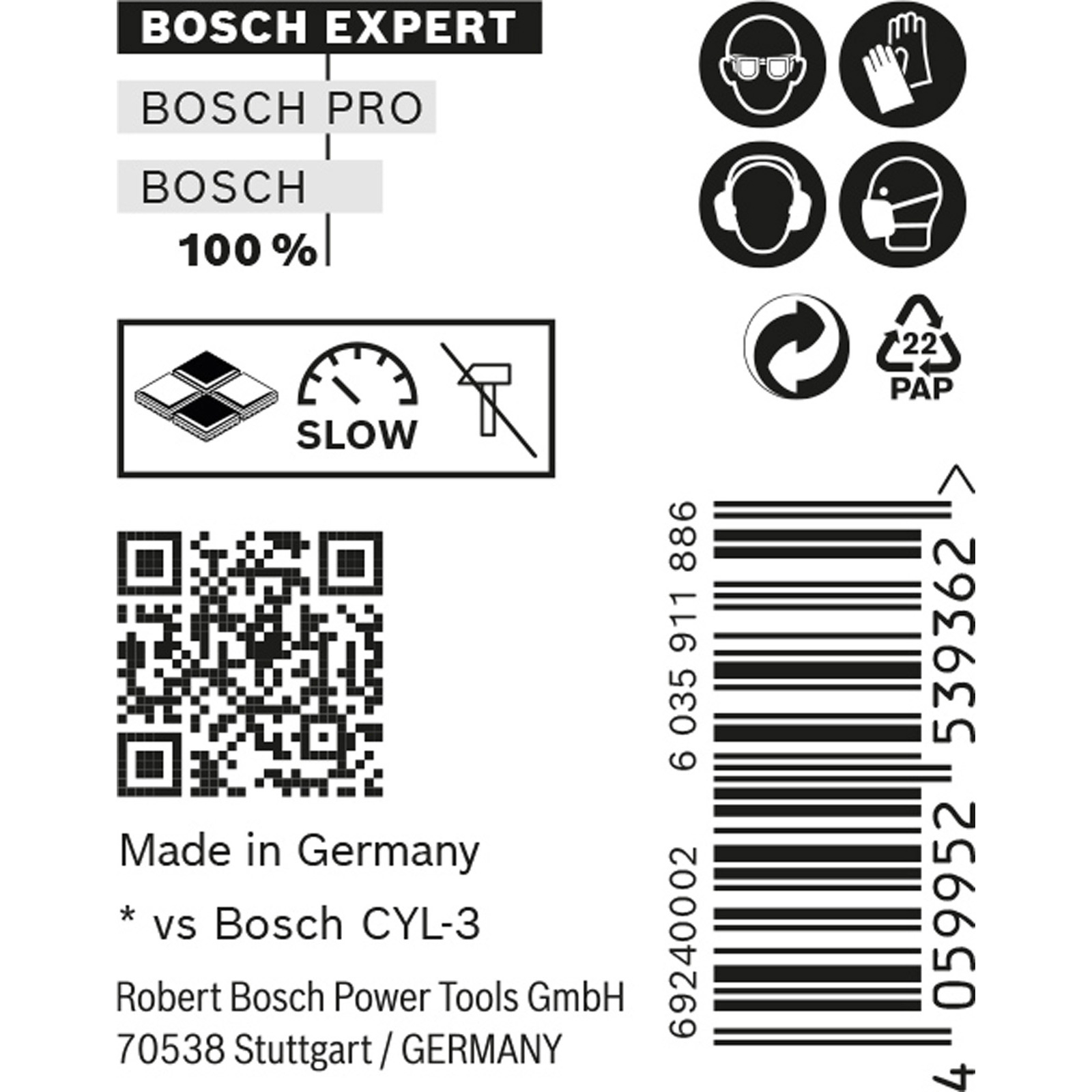 Bosch 10x Expert CYL-9 MultiConstruction Bohrer 8 x 80 x 120 mm - 2608900643