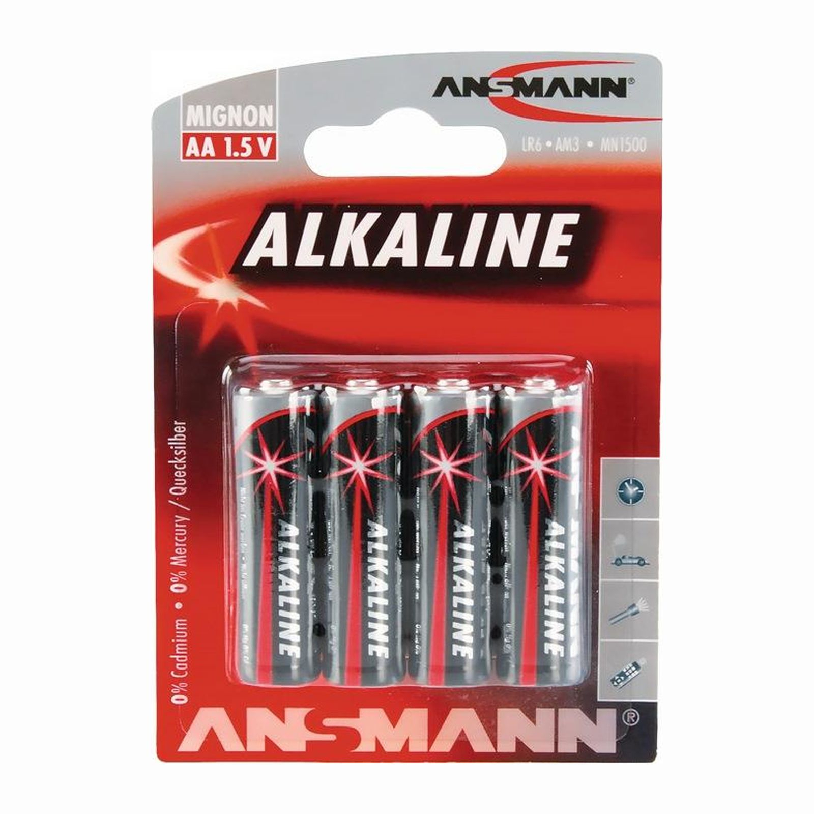ANSMANN Batterie 1,5 V AA-AM3-Mignon 2800 mAh - 5015563