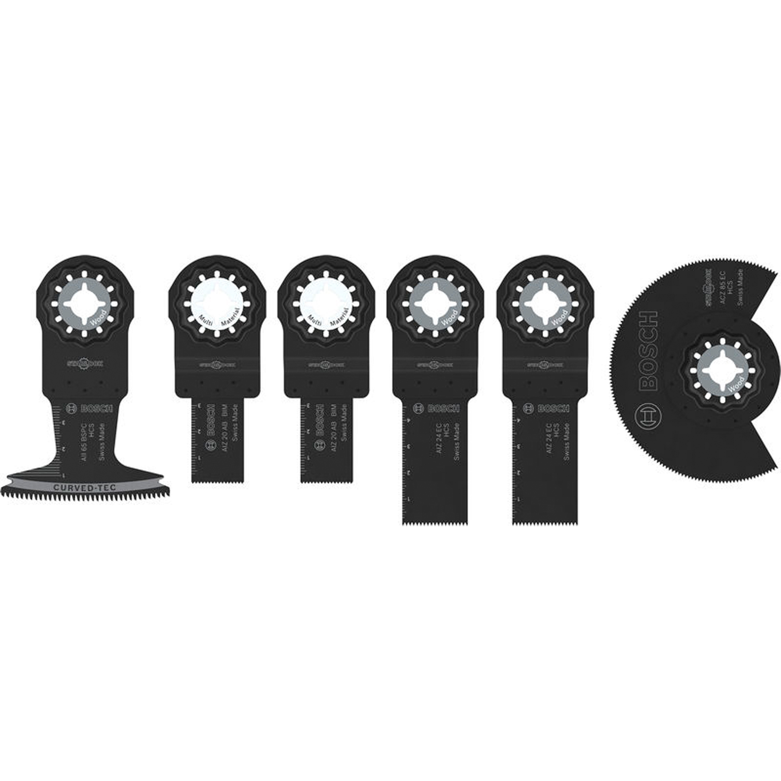 Bosch Holz- und Weichmetall-Blatt-Set für oszillierende Multifunktionswerkzeuge6-tlg. - 2608669334