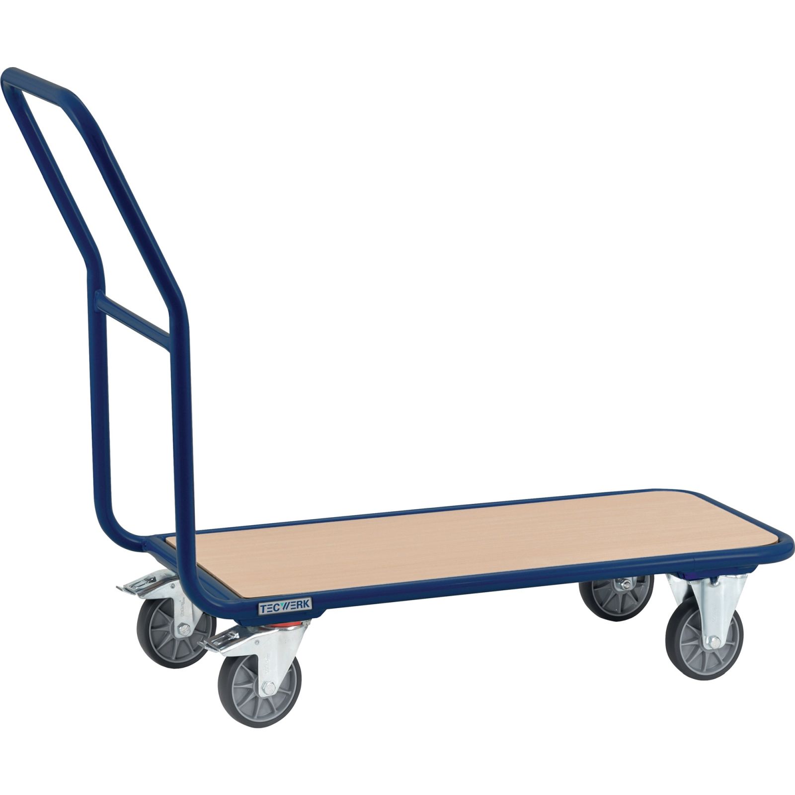Plattformwagen Ladeflächen L850xB450mm STA blau Trgf.250kg Gesamt-L.940mmTECWERK