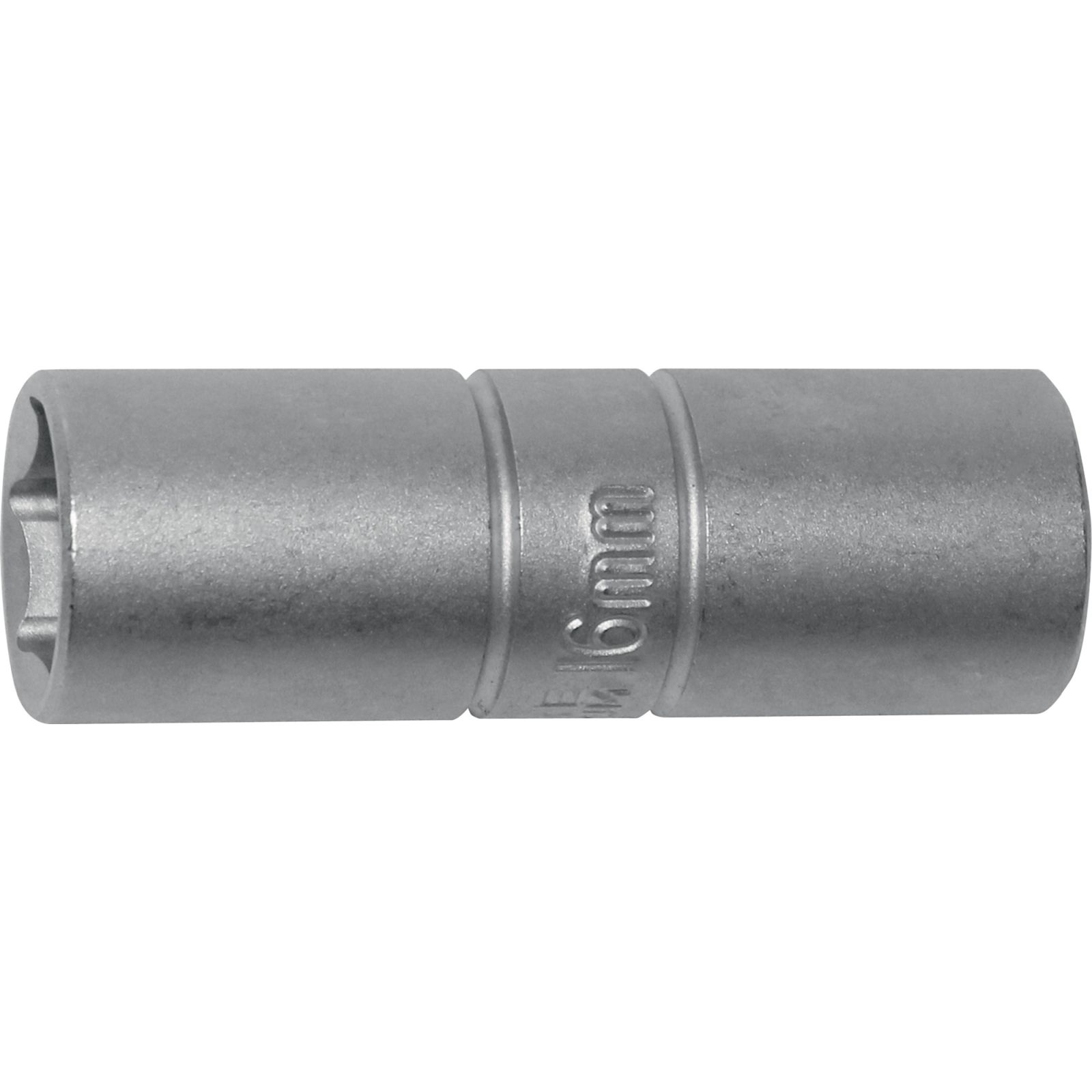 Steckschlüsseleinsatz f.Zündkerzen 1/2 Zoll SW 16mm 6KT L.TECWERK