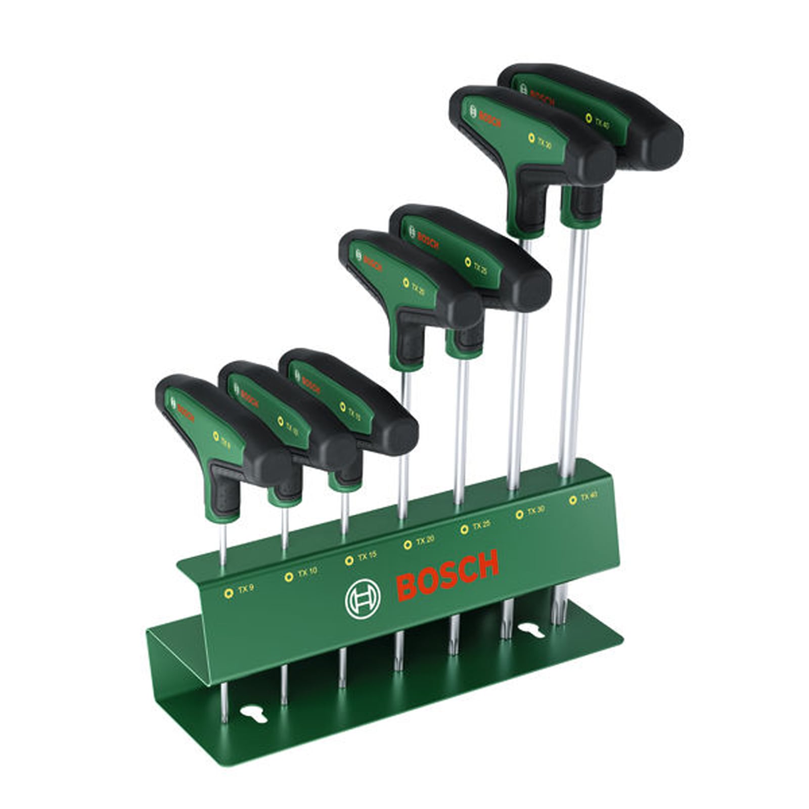 Bosch Handwerkzeuge Torx-Schraubendreher-Set mit T-Griff 7-teilig - 1600A039J2