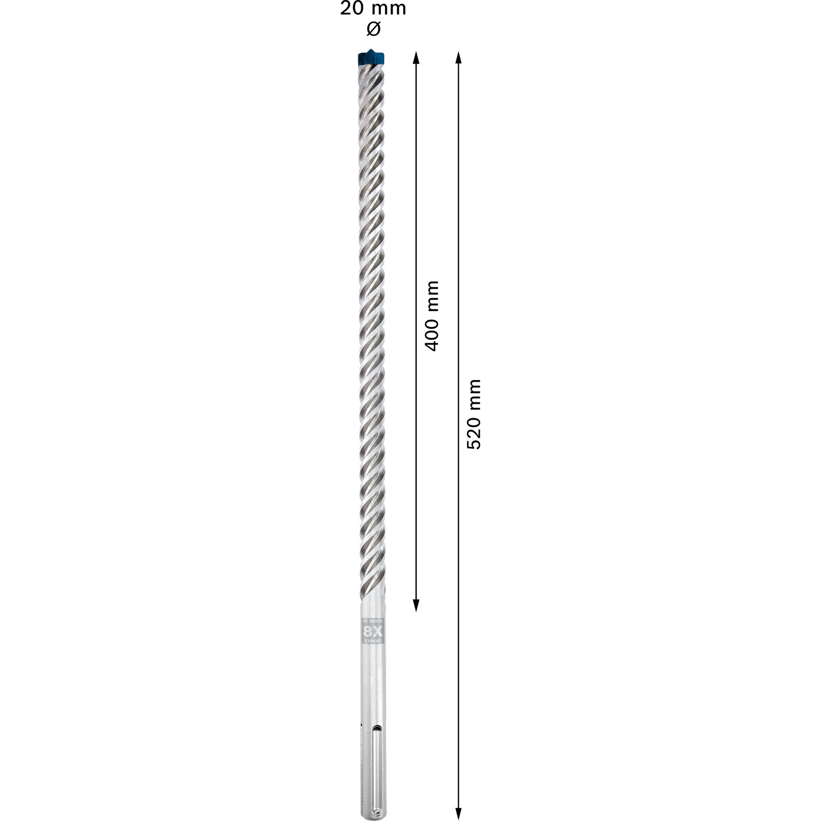 Bosch Expert SDS max-8X Hammerbohrer 20 x 400 x 520 mm - 2608900229