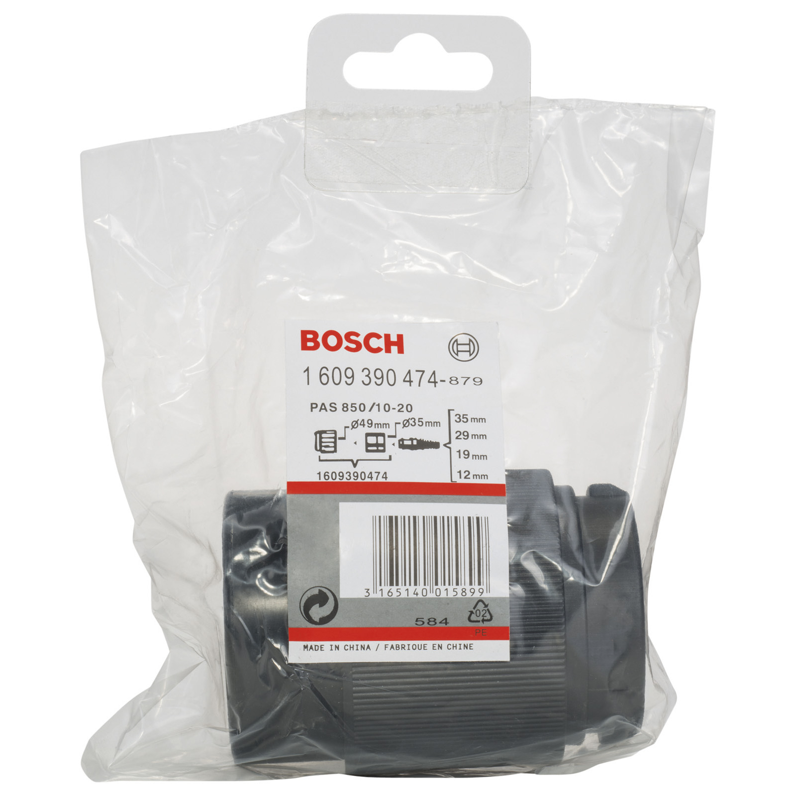 Bosch Adapter zweiteilig für Bosch-Sauger, 35 mm -1609390474