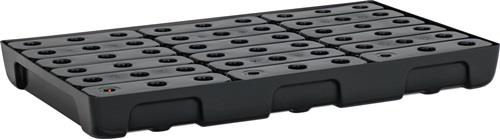 Regalwanne 33l L976xB595xH95mm PE m.PE-Rost u.Leckanzeiger CEMO