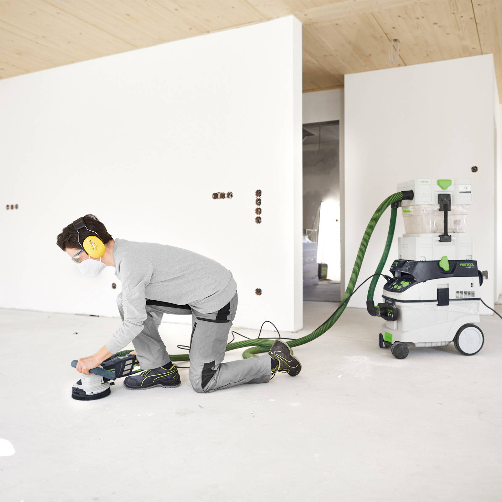 Festool Sanierungsschleifer RG 130 ECI-Set DIA HD RENOFIX 1.600 W im Systainer - 577059