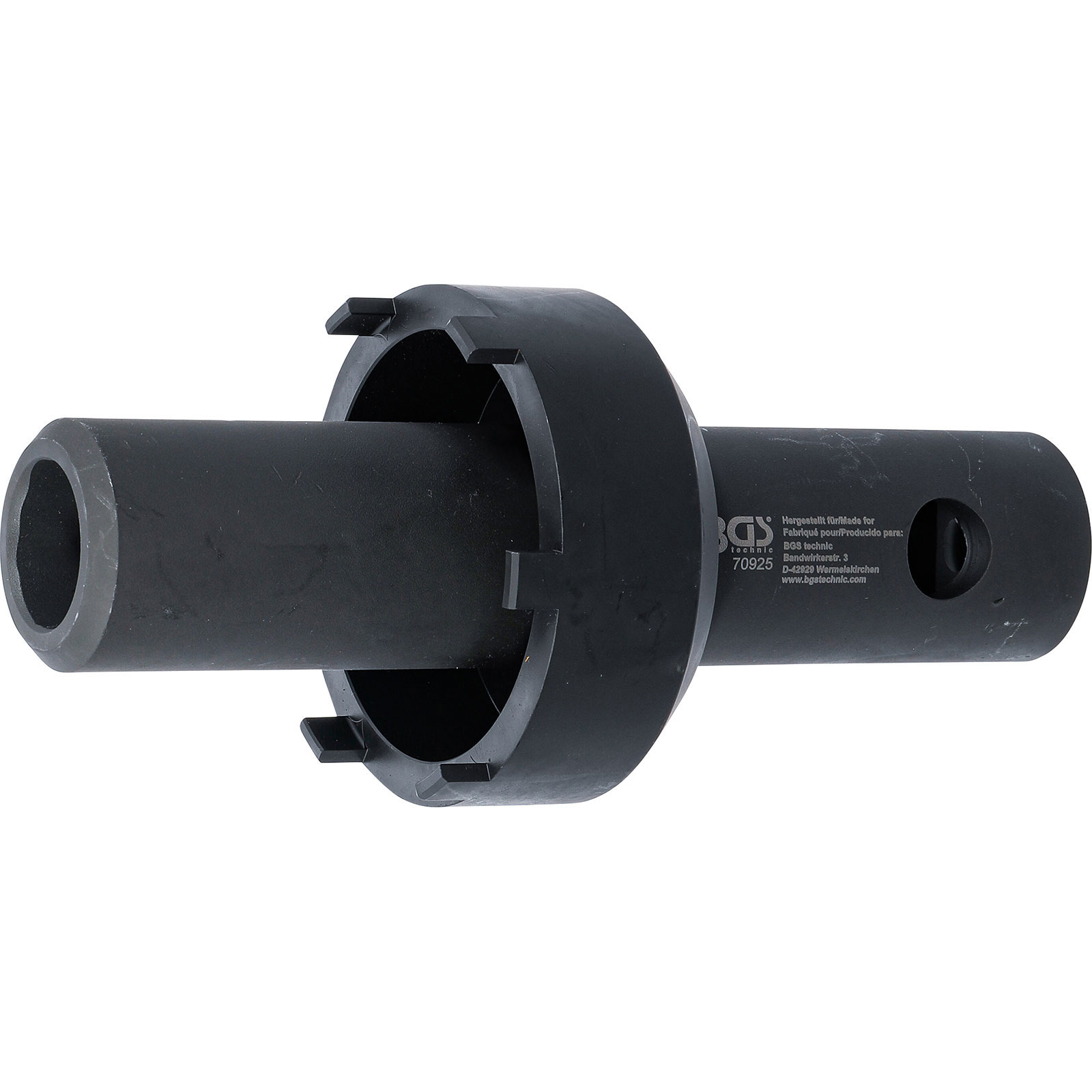 BGS Hinterachs-Nutmuttern-Schlüssel Zapfen außen liegend für Mercedes-Benz SW 92 mm - 70925