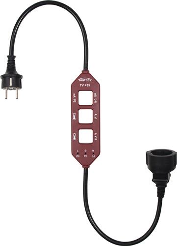 TESTBOY Strommessadapter TV 435 Laststrom-/Differenz-/Leckstrommessung - Testboy TV 435