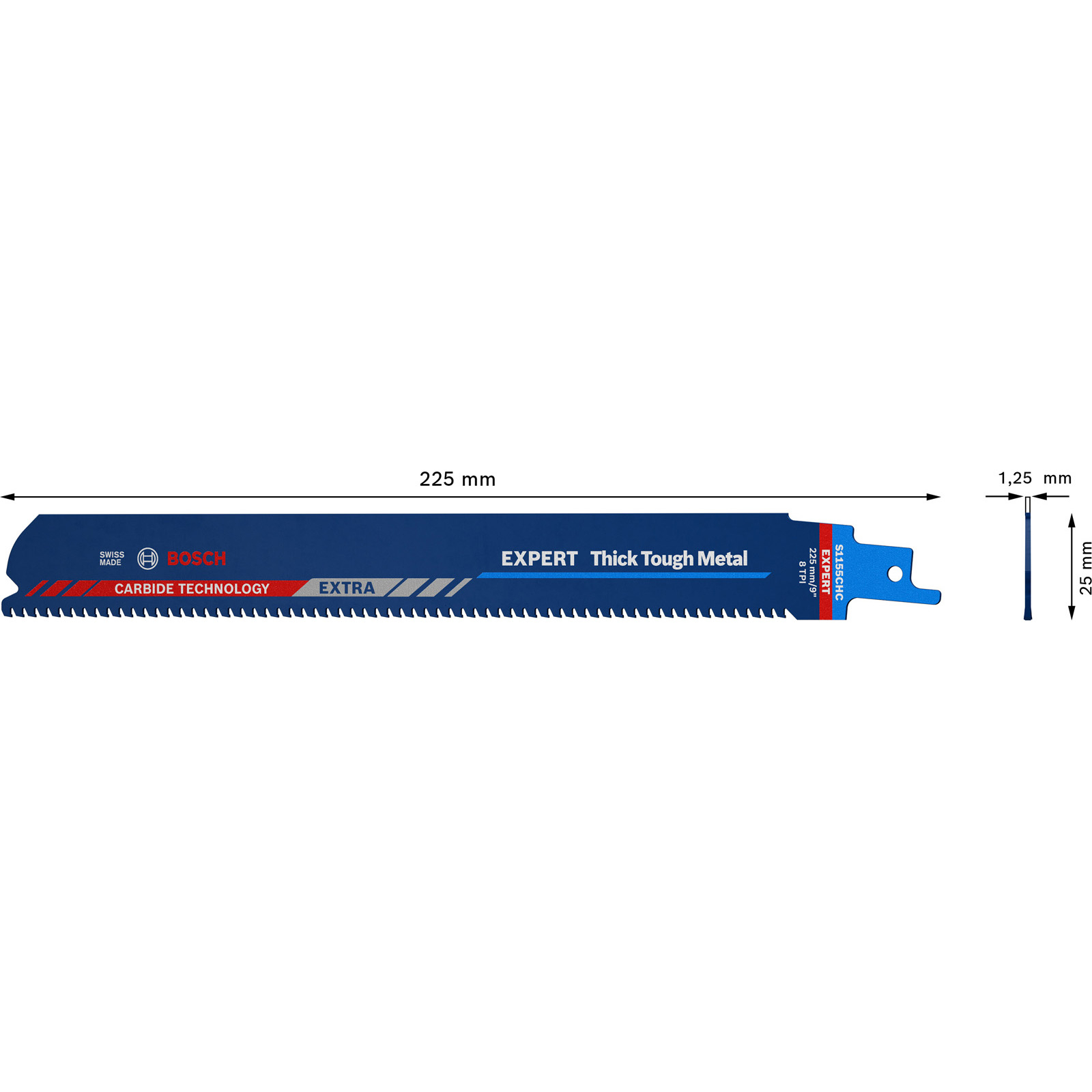 Bosch Expert Thick Tough Metal S 1155 CHC Säbelsägeblatt - 2608900368