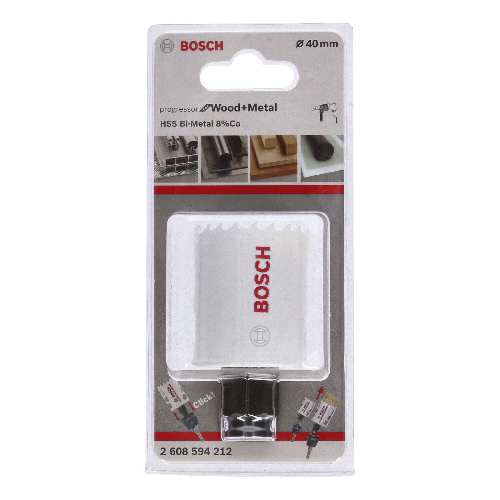 Bosch Progressor for Wood&Metal Lochsäge 40 mm - 2608594212