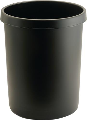 helit Papierkorb 45 l H480xØ390 mm mit Griffrand - H61062-95