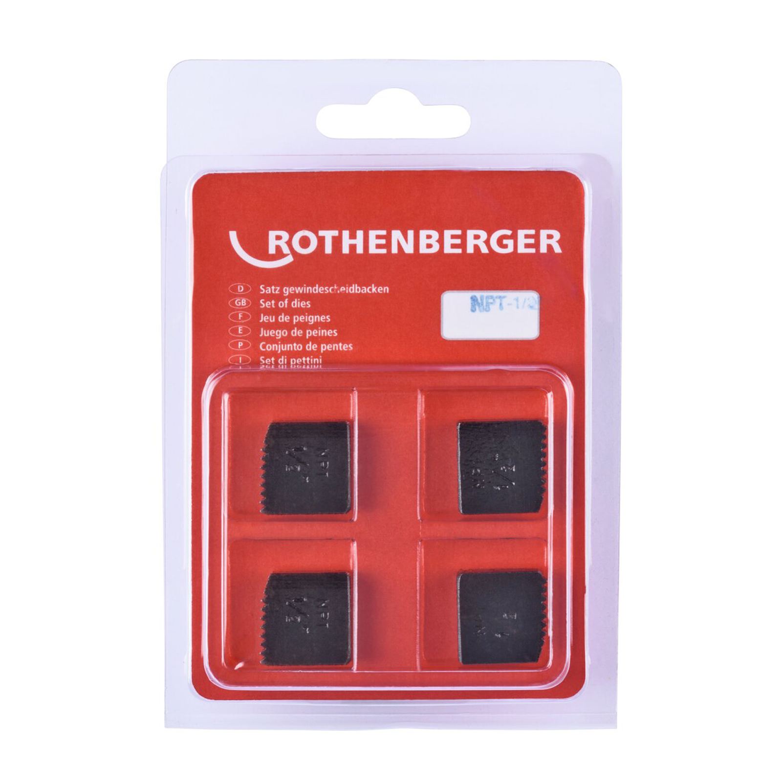 ROTHENBERGER SC Schneidbacken, NPT, 1/2", 4 Stück - 070918X