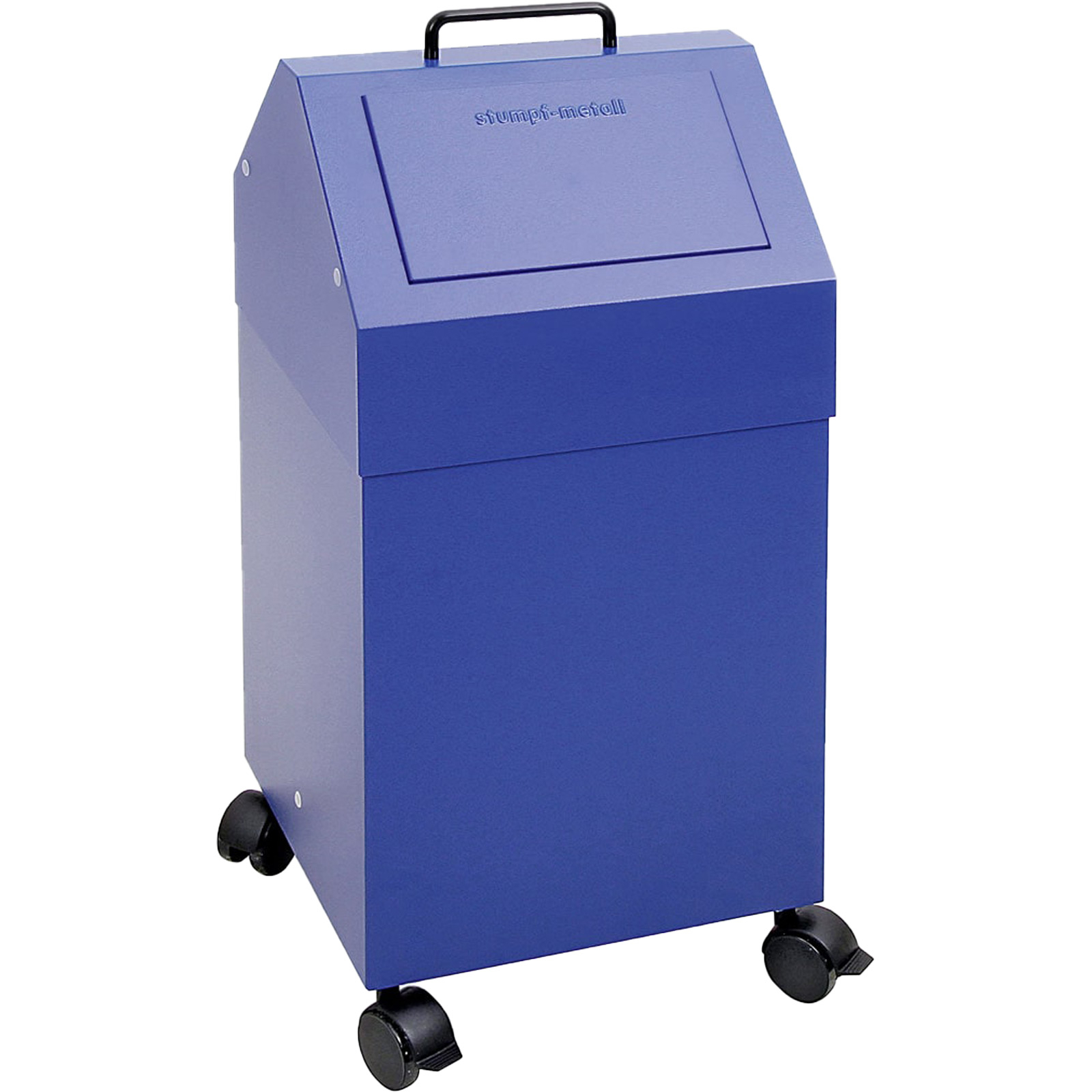 Stumpf Abfalltrennung 45 enzianblau fahrbar 45l - 630-045-2-0-510