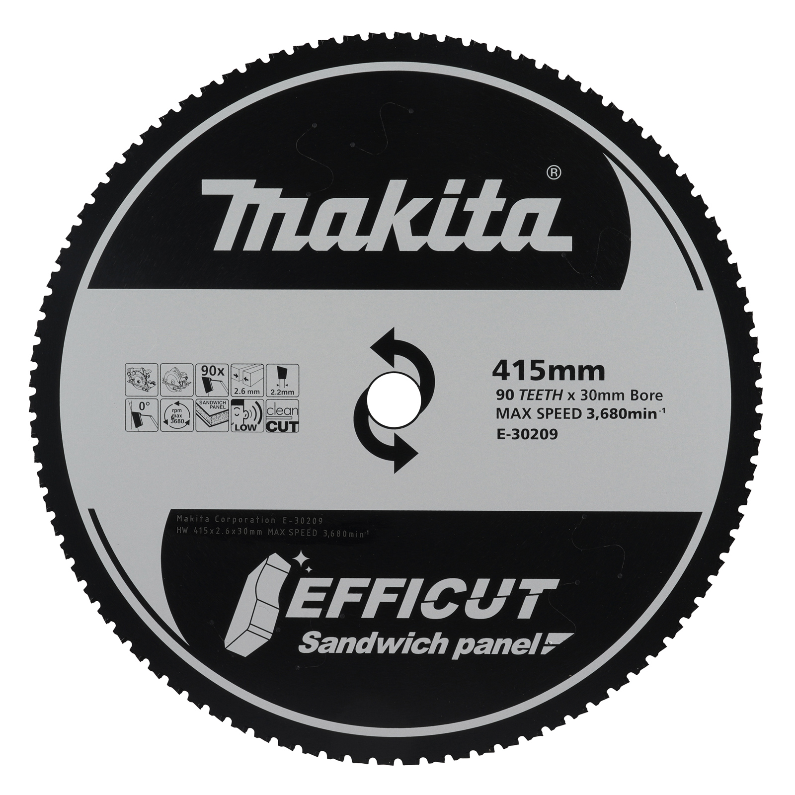 Makita EFFICUT Sägeblatt 415x30x90Z für Sandwichpaneele - E-30209