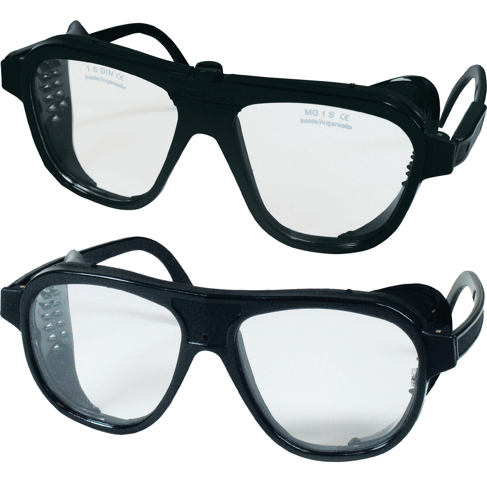 Schmerler Schutzbrille EN 166 klar schwarz