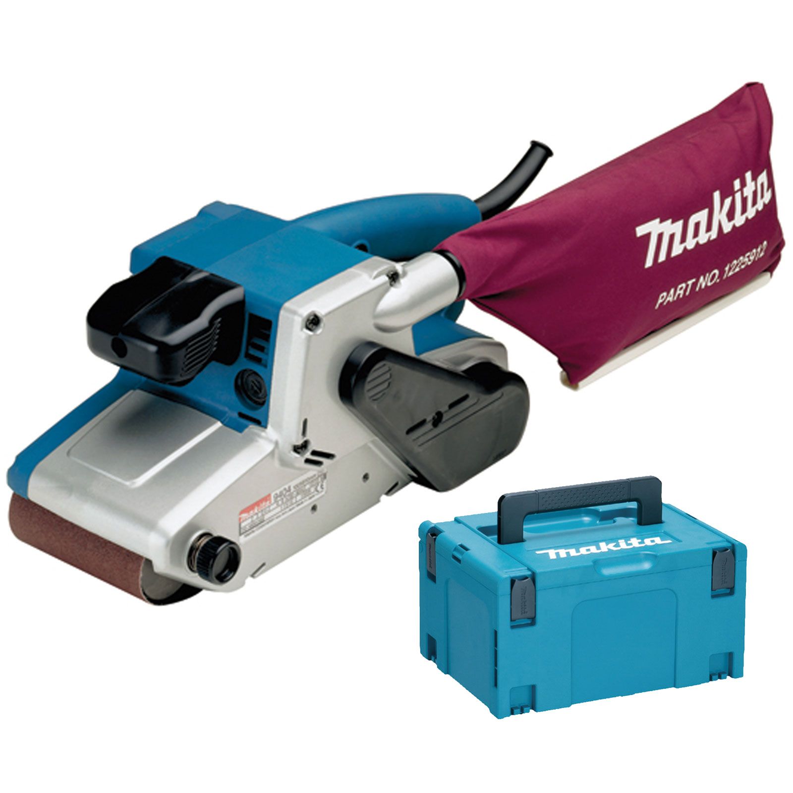 Makita 9404J Bandschleifer 100 mm 1.010 W im Makpac - 9404J