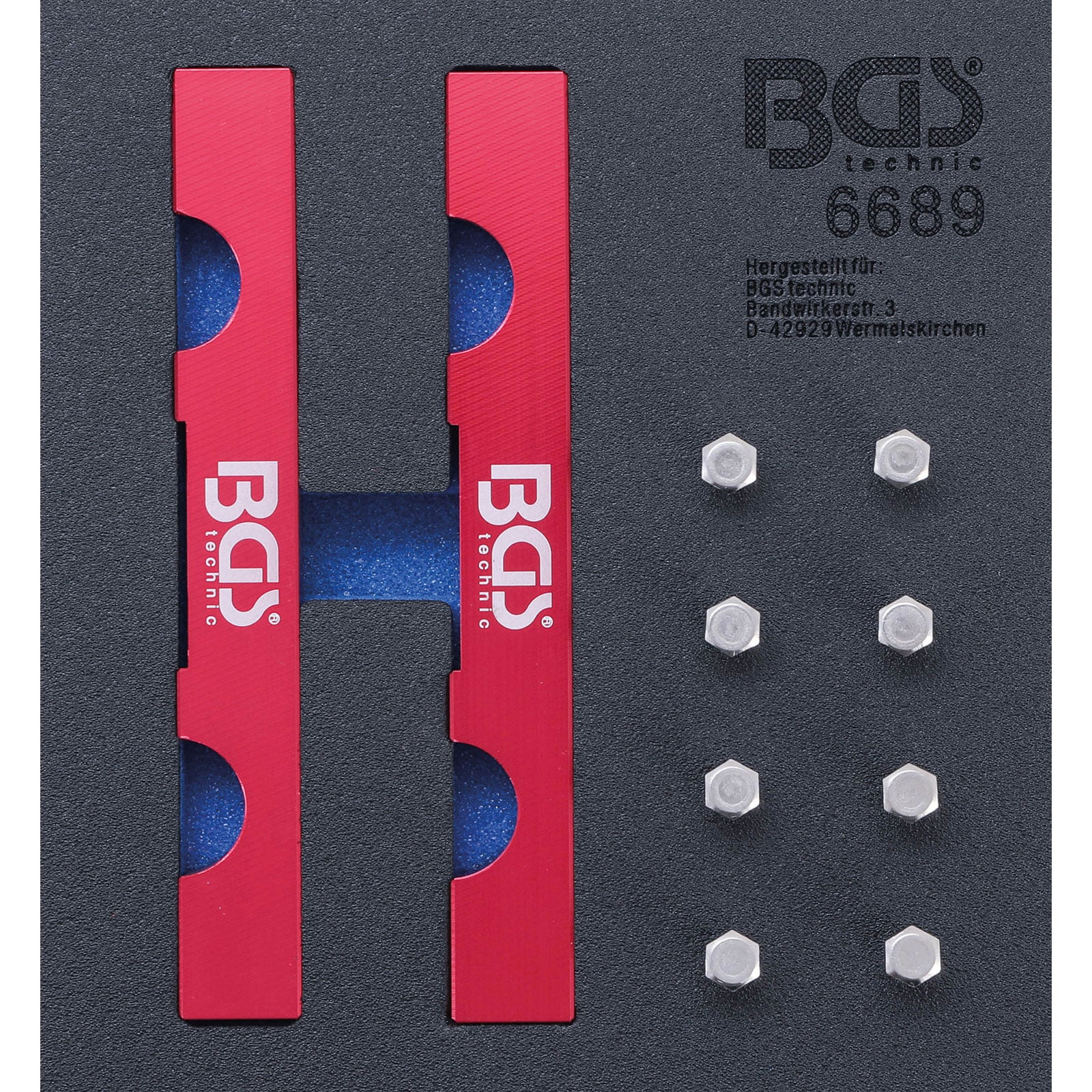 BGS Werkstattwageneinlage 1/6: Motor-Einstellwerkzeug-Satz für Mercedes-Benz M642 - 6689