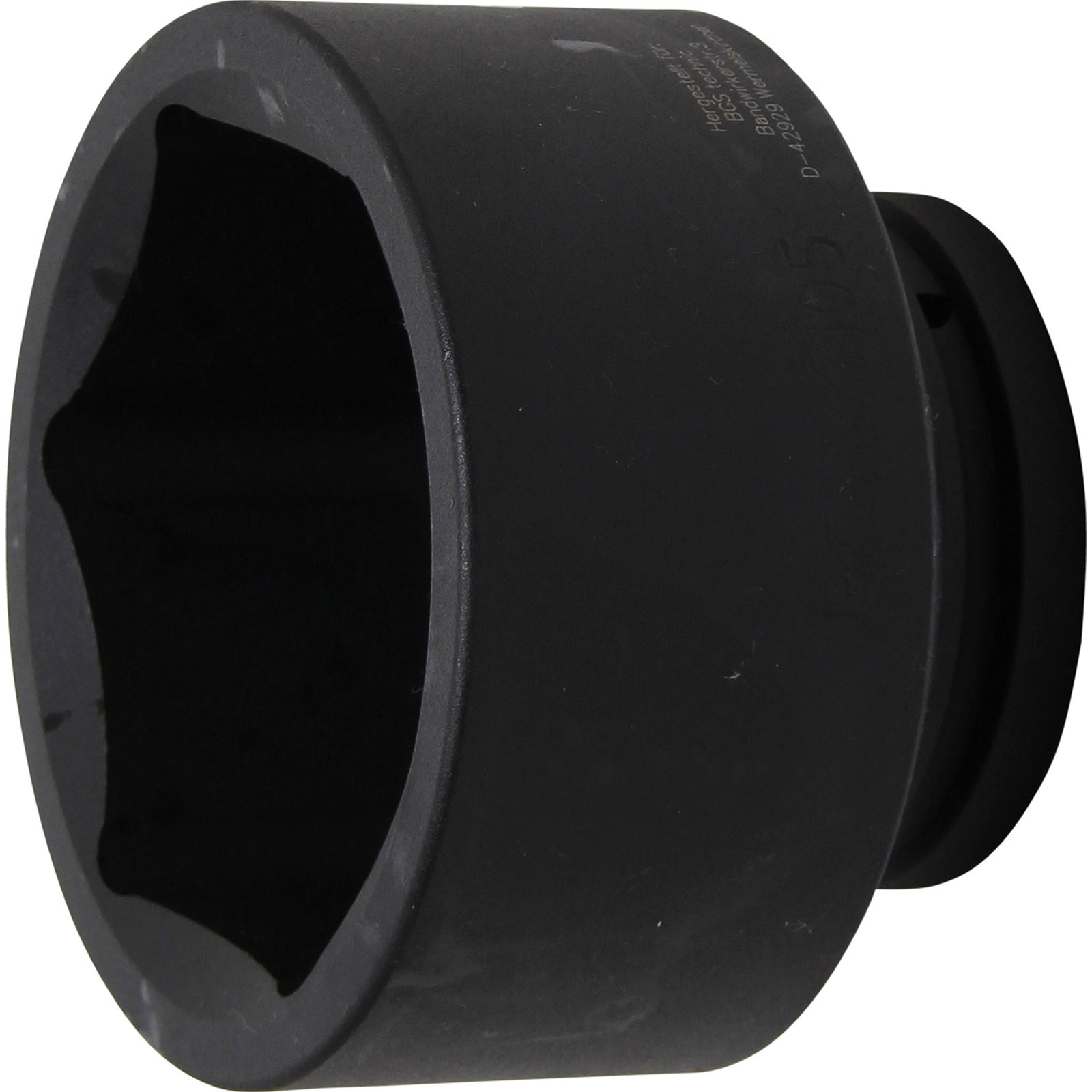 BGS Kraft-Steckschlüssel-Einsatz Sechskant Antrieb Innenvierkant 25 mm (1") SW 105 mm - 5905