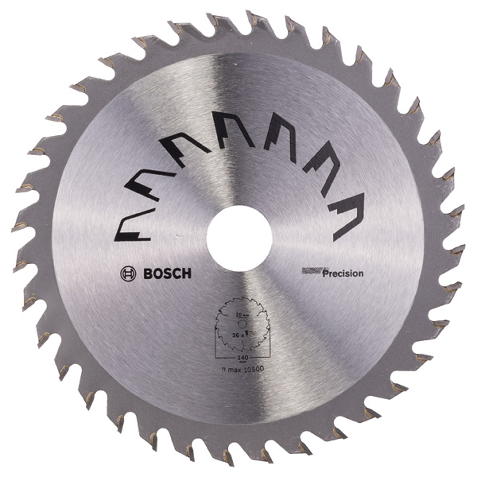 Bosch Kreissägeblatt PRECISION D= 140 mm Bohrung= 20 mm Z= 36 - 2609256850