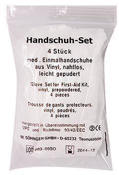 SÖHNGEN Handschuh-Set 1010073 groß Vinyl 4 St./Pack.
