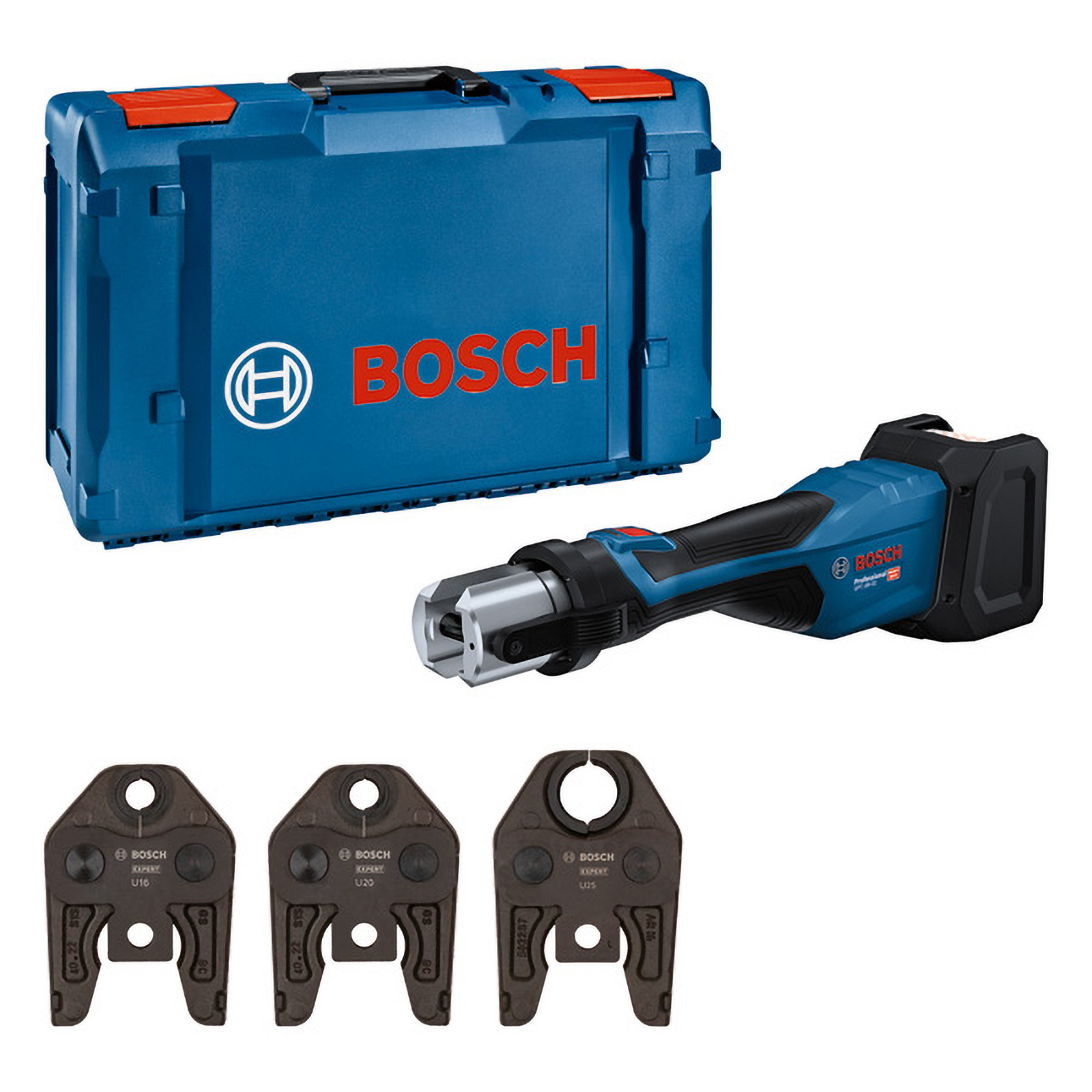 Bosch Akku-Presswerkzeug GPT 18V-32 Solo Kit U in XL-Boxx Kit - 06019M2103