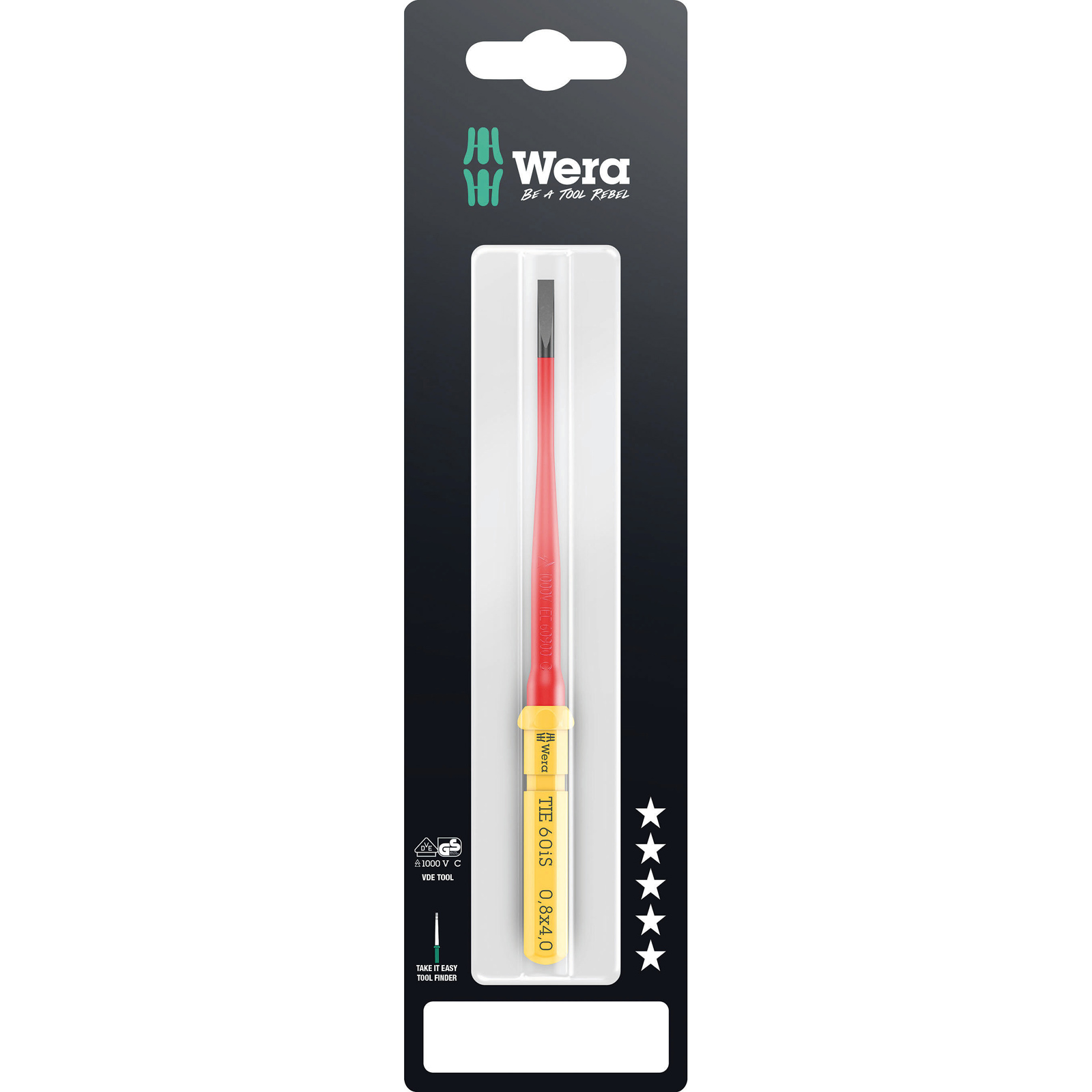 Wera Kraftform Kompakt VDE 60 iS Take it easy SB - 05006557001