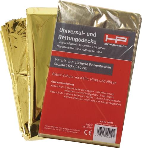 Rettungsdecke DIN 13164 L2100xB1600xH0,2ca.mm Faltmaß ca.144x80x20mm - 10019