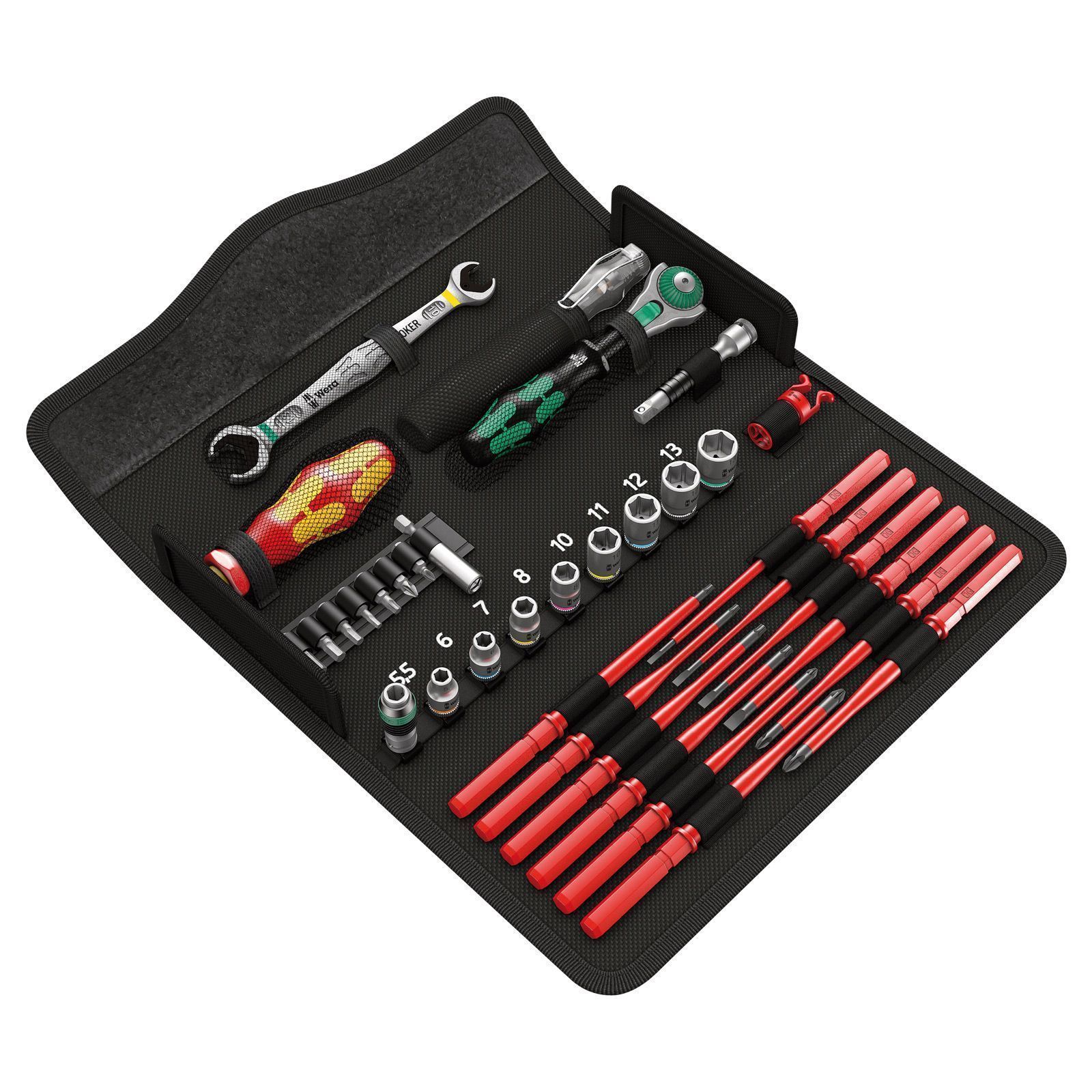 Wera 35tlg. Wartungs-Set Kraftform Kompakt W1 Wartung - 135926