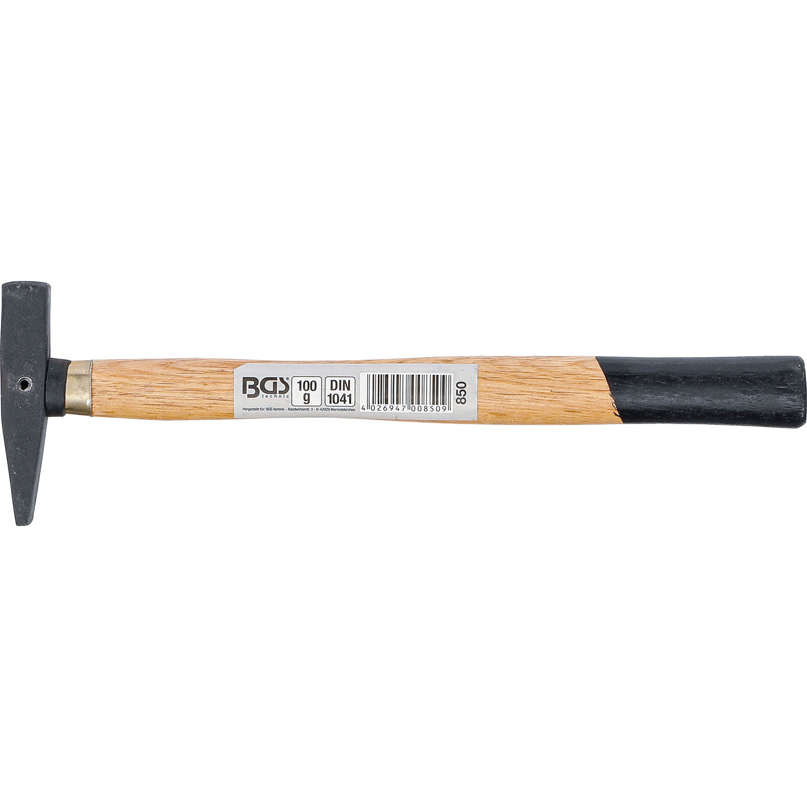 BGS Schlosserhammer Holz-Stiel DIN 1041 100 g - 850