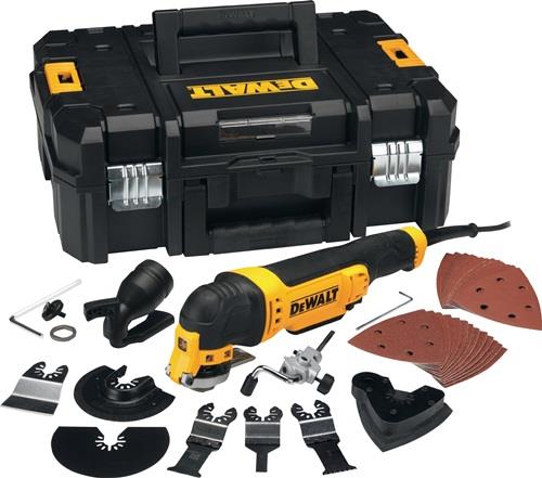 Dewalt DWE315KT Oszillierendes Multifunktions-Werkzeug 300 W inkl. Zubehör in T-Stak-Box
