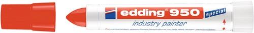 edding Industrie-Pastenmarker 950 rot Strich-B. 10 mm Rundspitze - 4-950002